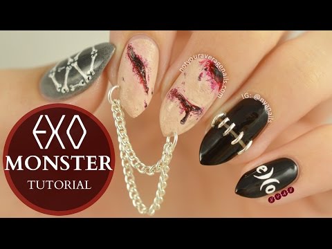 More gaga monster nail tutorial for v magazine More gaga monster nail tutorial for v magazine