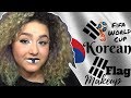 Korea Republic Inspired Makeup Tutorial -FIFA World Cup- (NoBlandMakeup)