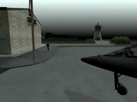 Gta San Andreas SAMP Ghost Town Driving and flying through the abandoned 