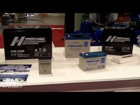 InfoComm 2014: Power-Sonic Talks About Their Range of Battery Products