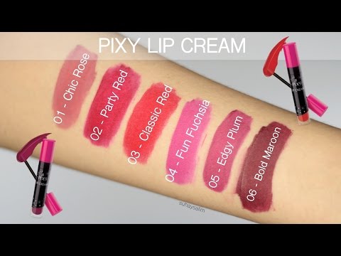 VIDEO : pixy lip cream | review & swatches | suhaysalim - thank you for watching! find me on: instagram @suhaysalim snapchat @suhaysalim email: suhaysalim12@gmail.comthank you for watching! find me on: instagram @suhaysalim snapchat @suha ...