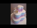Yellow Frangipani Heart Cake - Construction