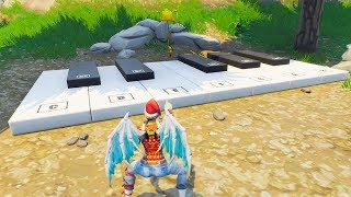 So I made the Fortnite Emote music using the In-Game Piano