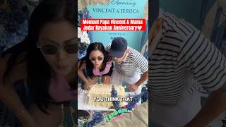 Moment Papa Vincent & Mama Jedar Rayakan Anniversary