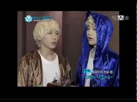 120209 B.A.P Daehyun and Himchan Imitating Bang & Zelo