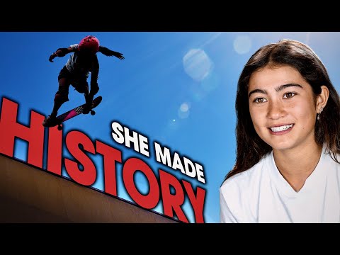 She Made SKATEBOARDING HISTORY!