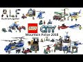 All Lego City Mountain Police Sets 2018 - Lego Speed Build Review