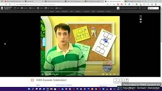 Blues Clues Right There Phrase From What Story Does Blue Want To Play