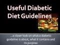 Diabetic Diet Guidelines - Diabetic Diet Meal Plan