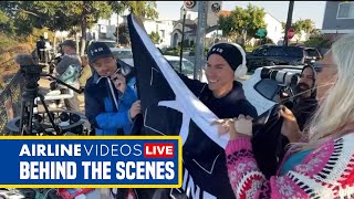 Behind the Scenes of Airline Videos Live at LAX