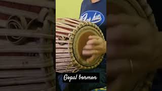 Gopal Burman Plays The Mridangam