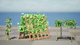 Bitter Gourd Plant Ivy Pack 3D Animation With Unreal Engine