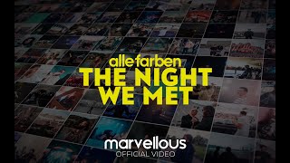 Alle Farben - The Night We Met (Official Lyric Video)