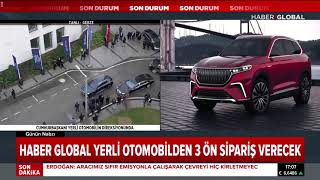 Türkiyenin yeni yerli otomobili ( Cumhurbaşkanı Recep Tayyip Erdoğan'ın kullandı