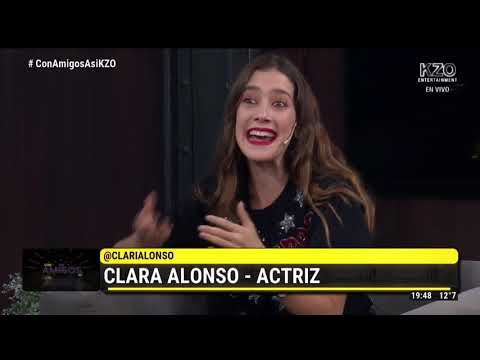 Clara Alonso en Con amigos asà | Entrvista completa