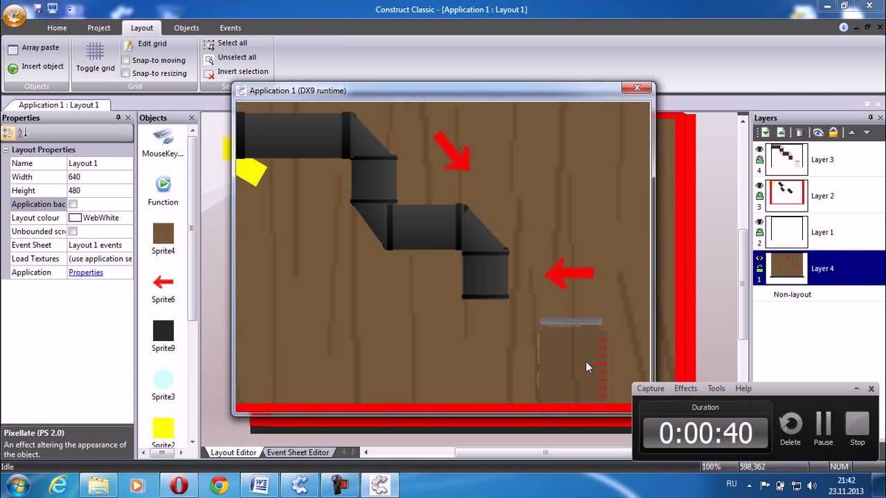 Как сделать анимацию в construct Как сделать анимацию в construct