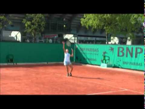 テニスJESSEN．COM at 全仏オープン 2010 women practice マリア Martinez サンチェス Netattack ＃1