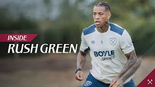 The New Hammers At Work During The International Break Inside Rush Green