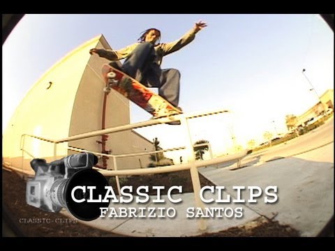 Fabrizio Santos Skateboarding Classic Clips #25 Skate Video