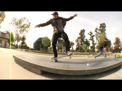 Small Wheels: Raymond Molinar cruising Hollenbeck