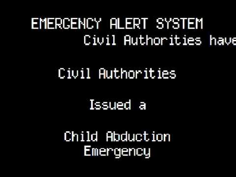 Child Abduction Emergency - Terxas 0 Emergency Alert System Winter Storm Warning