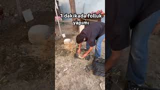 1 Dakikada Folluk Yapımı.