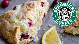 SCONES DE NARANJA Y ARANDANOS | RECETA STARBUCKS SCONES DE NARANJA Y ARANDANOS | RECETA STARBUCKS