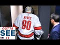 GOTTA SEE IT: Hurricanes Bring In Marlies Zamboni Driver Davi...