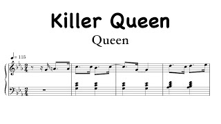 Queen - Killer Queen Sheet Music
