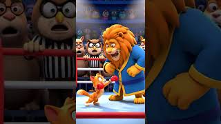 Cat Trains For A Fight But Lion Brings A Banana