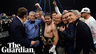 ‘We'll fight again if you want’: Manny Pacquiao to Floyd Mayweather after Broner fight