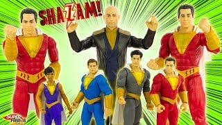 Shazam Les Figurines Du Nouveau Super Héros Dc Comics Jouets Mattel Unboxing