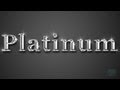 Adobe Photoshop CS6 Platinum Text Tutorial : Simple and Easy way