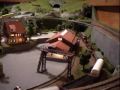 z scale model train layout