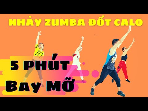 Warm up khởi động cùng 5 phút Zumba ở nhà đốt mỡ Calo cho người mới tập