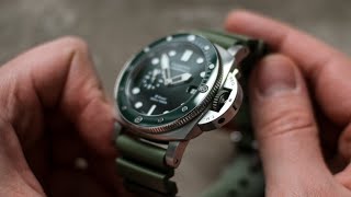 Где И Как Купить Зелёные Часы Panerai Submersible E-Steel?