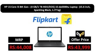 HP 15-bs145tu 15.6-inch FHD Laptop (8th Gen Intel Core i5-8250U8GB1TBFree DOSIntegrated Graphics)