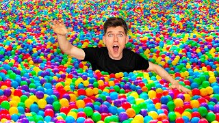 I Put 10 Million Plastic Balls In My Friends House! Best Ball Pit Pool Prank