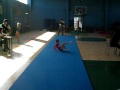 Gara di ginnastica artistica, specialità corpo libero.