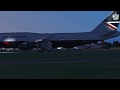 FSX British Airways 747-400 Takeoff Bristol