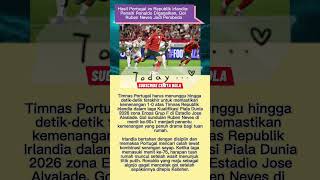 Portugal Kalahkan Republik Irlandia 1-0, Cristiano Ronaldo Gagal Penalti