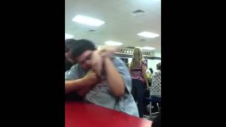 Retarded Kids Fighting At Lunch Part 1