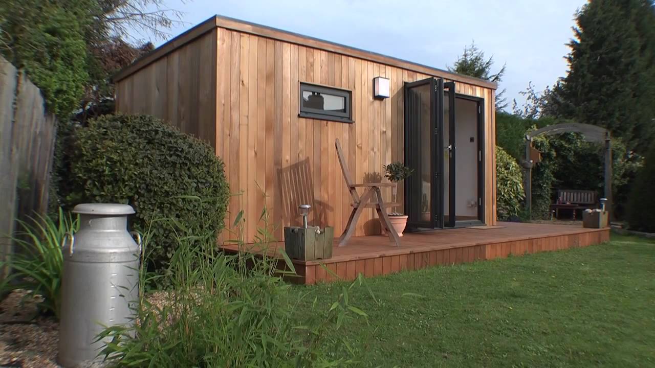 Home Office Garden Room - YouTube