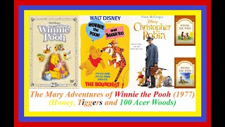 1977 The Many Adventures Of Winnie The Pooh Honey, Tiggers And 100 Acer Woods