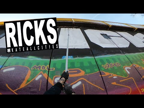 Graffiti | 20ft Extension Pole w/ Roller Paint | "RICKSROLLED" by RICKS SAC (Barcelona, Spain)