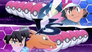 Kalos League Final Battle Ash vs Alain Full HD "Up in the Air" AMV