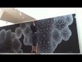 Voronoi Nebula Mural Wall Drawing
