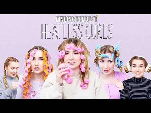 Trying 5 Heatless Hair Curling & Waving Methods !! *which is best?!* - YouTube