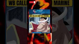 Whitebeard Garp Marineford War