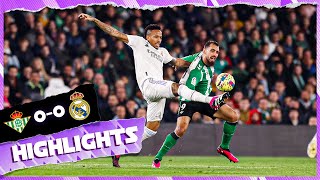 Real Betis 0-0 Real Madrid | HIGHLIGHTS | LaLiga 2022/23